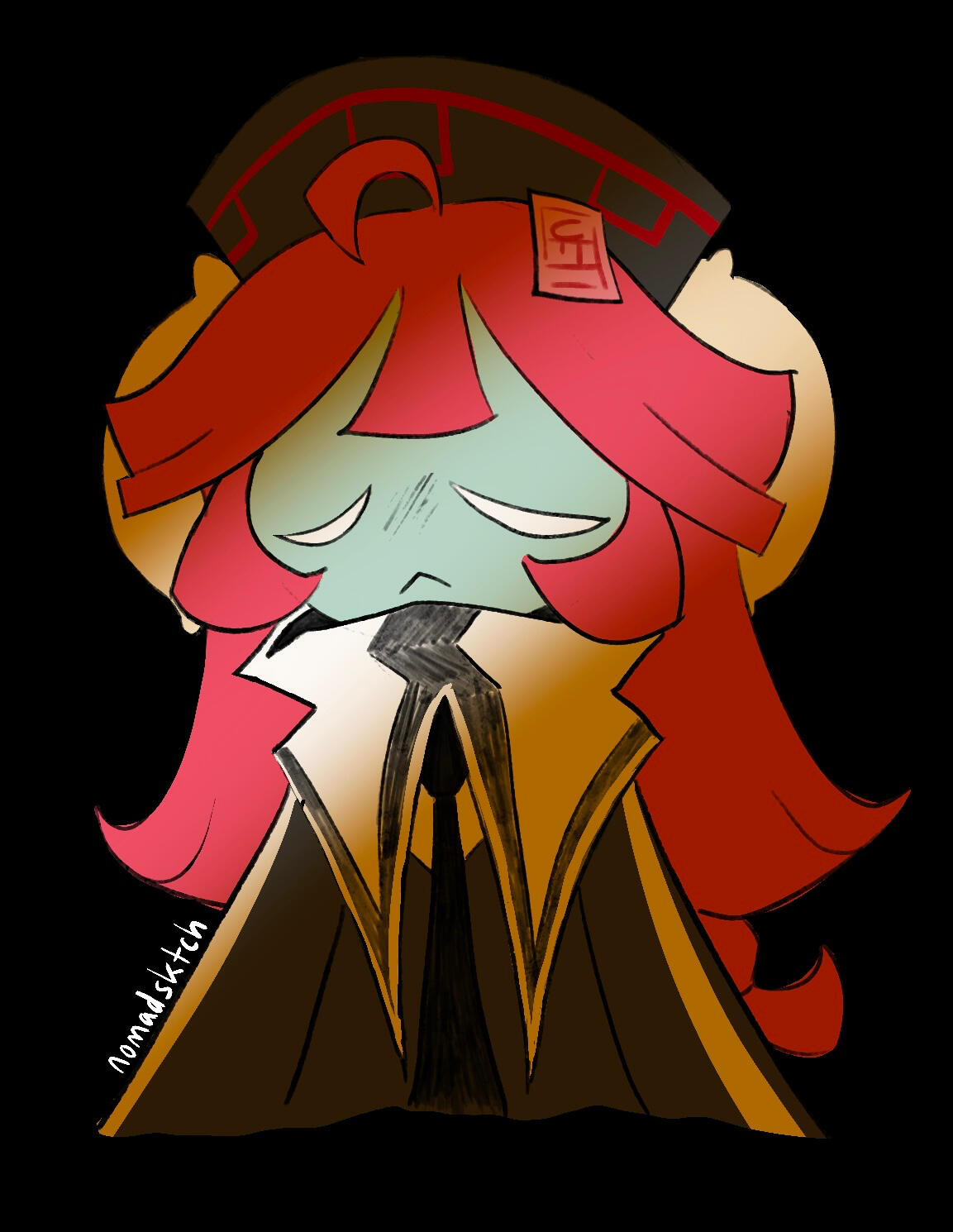 Bust / sketch with color and render